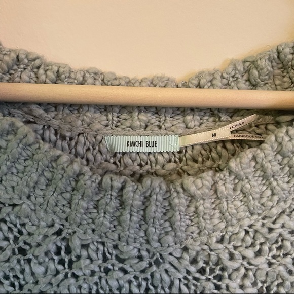 Kimchi Blue Urban Outfitters Thick Knit Blue Sweater M - Picture 2 of 4